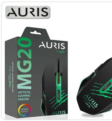 Auris MG20 Claw Serisi RGB Aydınlatmalı 3200 DPI Kablolu Gaming Mouse